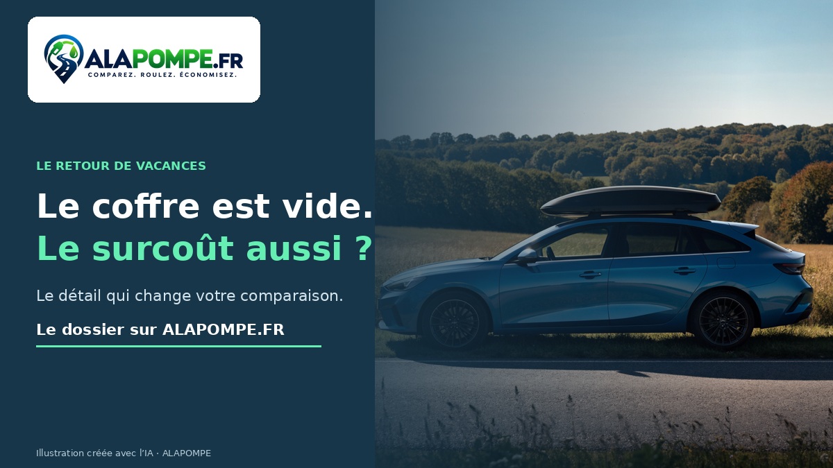 Votre coffre de toit est vide… mais votre budget roule-t-il encore avec ?