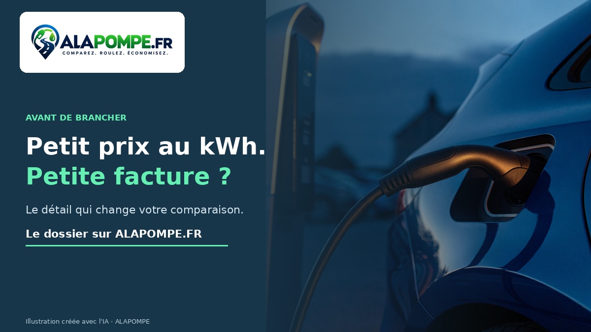 Recharge électrique : le prix du kWh ne raconte pas toute la facture