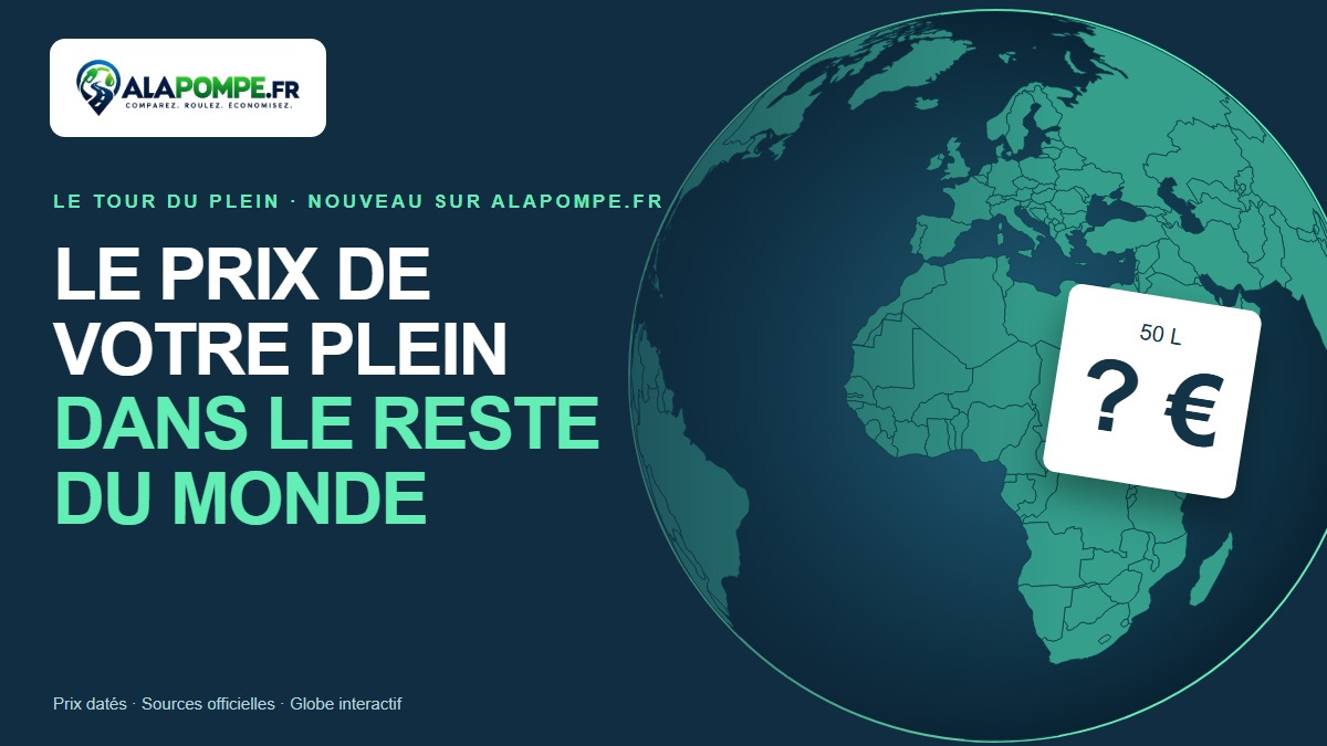 Le tour du plein : comparer le coût des mêmes litres d’un pays à l’autre